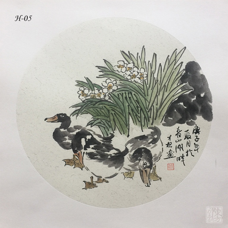 【字画】蒋才根：花鸟类画芯小幅（多款可选）