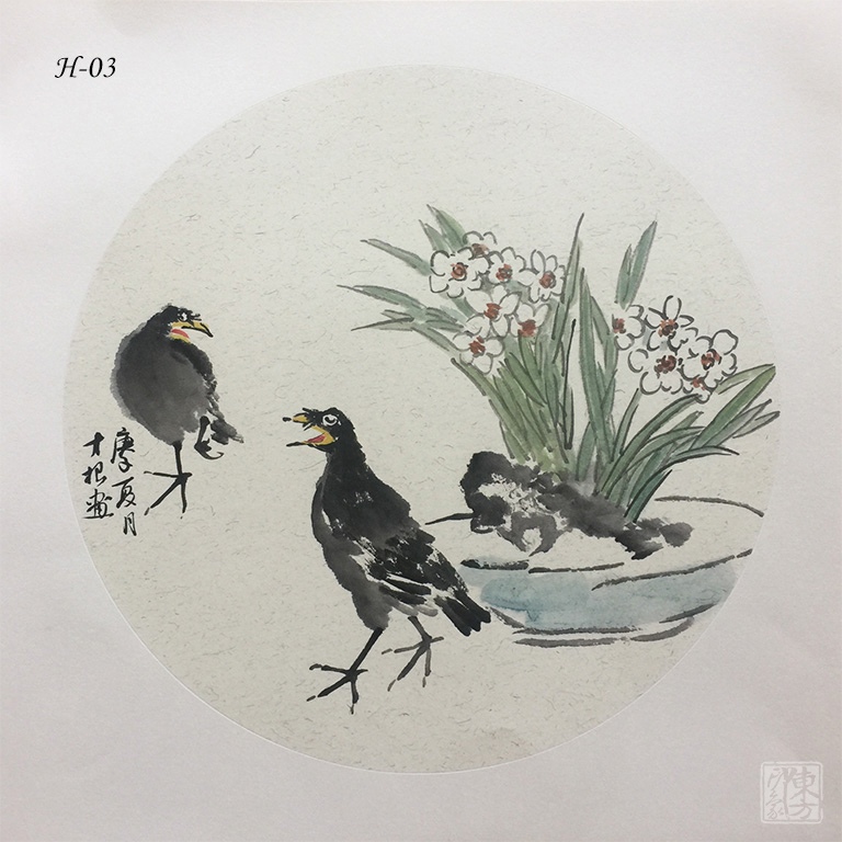 【字画】蒋才根：花鸟类画芯小幅（多款可选）