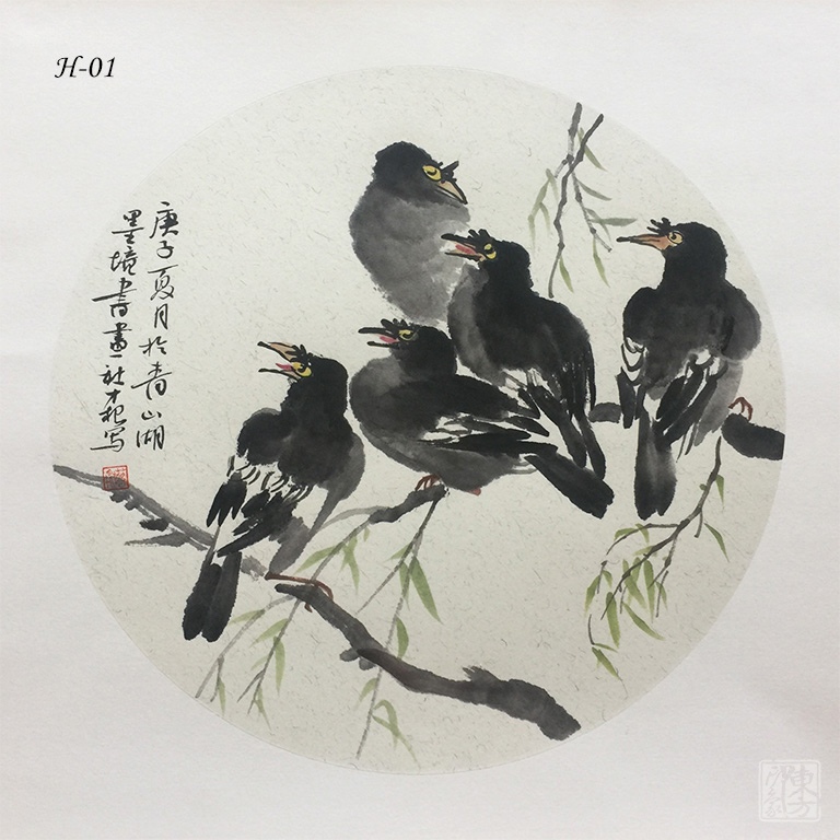 【字画】蒋才根：花鸟类画芯小幅（多款可选）