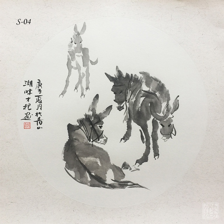 【字画】蒋才根：动物类画芯小幅（多款可选）