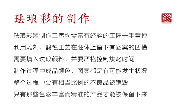 手工珐琅彩工艺摆件：柿柿（事事）如意