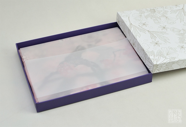 高精纺100%纯羊绒围巾:梅香如故(桃夭色)