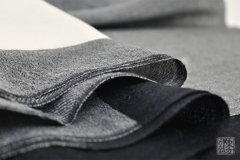 高精纺100%纯羊绒围巾:墨色春秋