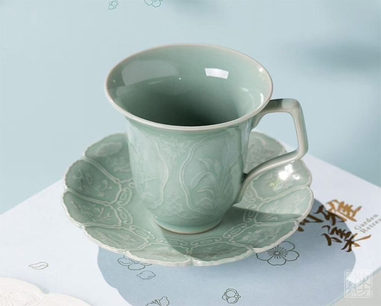 龙泉青瓷雅集（咖啡杯+香具）：十二花神