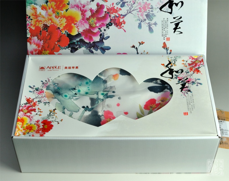 艺术手绘绸缎被套被－水墨繁花