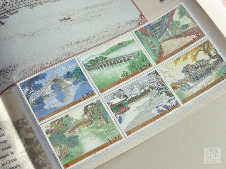 “印象北京”丝绸邮票珍藏册（中英文版）
